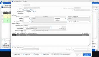 Manutenção Consolidada de CT-e