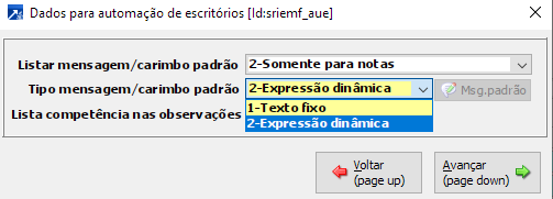 Expressões dinâmicas na NFS-e