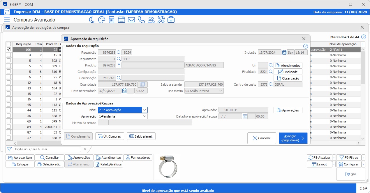 2_erp_siger_controle_compras_alcadas_estoque_dados_aprovacao_recusa_requisicao_24082024_23102024