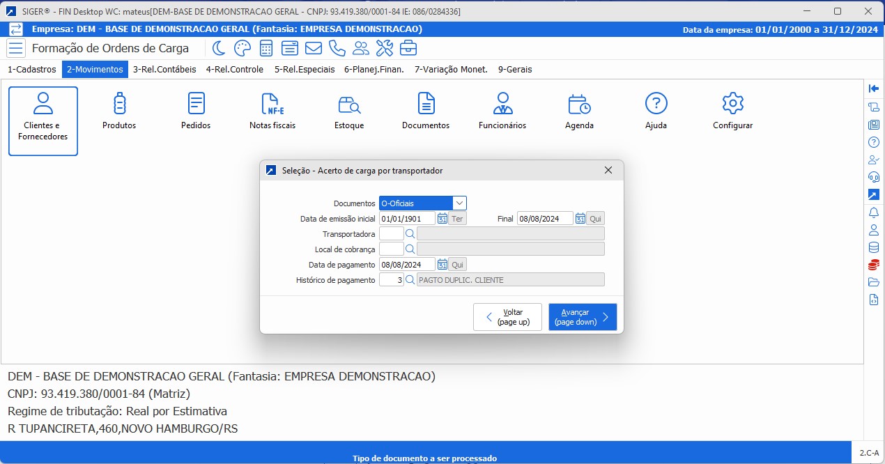 erp_siger_acerto_de_carga_acerto_por_transportador_20082024