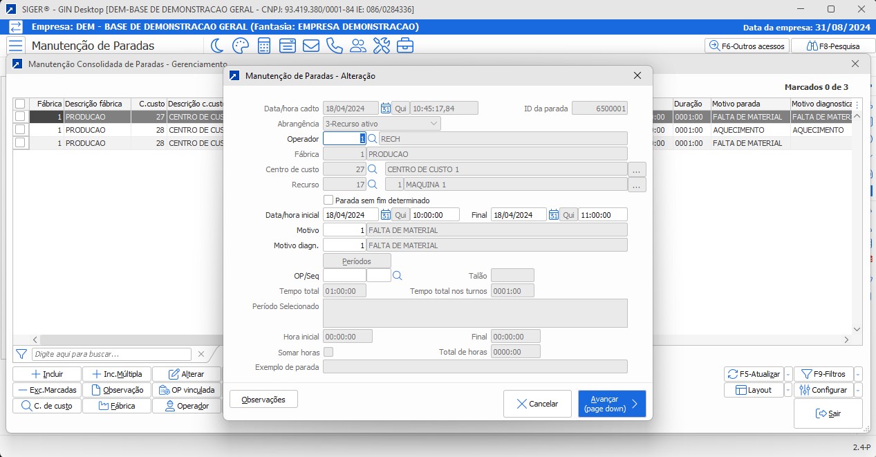 erp_siger_gestao_industrial_controle_de_paradas_de_producao_manutencao_da_parada_02092024