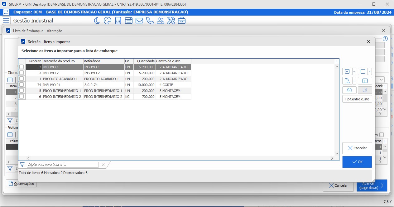 erp_siger_gestao_industrial_romaneio_de_embarque_manutencao_itens_da_lista_02092024
